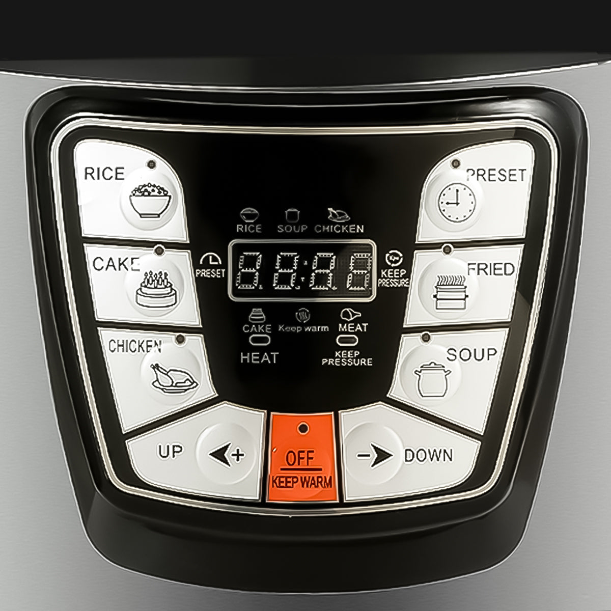 Oala sub presiune electrica, Sokany SK-2401, 1000W, 6L, functionalitate de multicooker, pastrare la cald, Inox