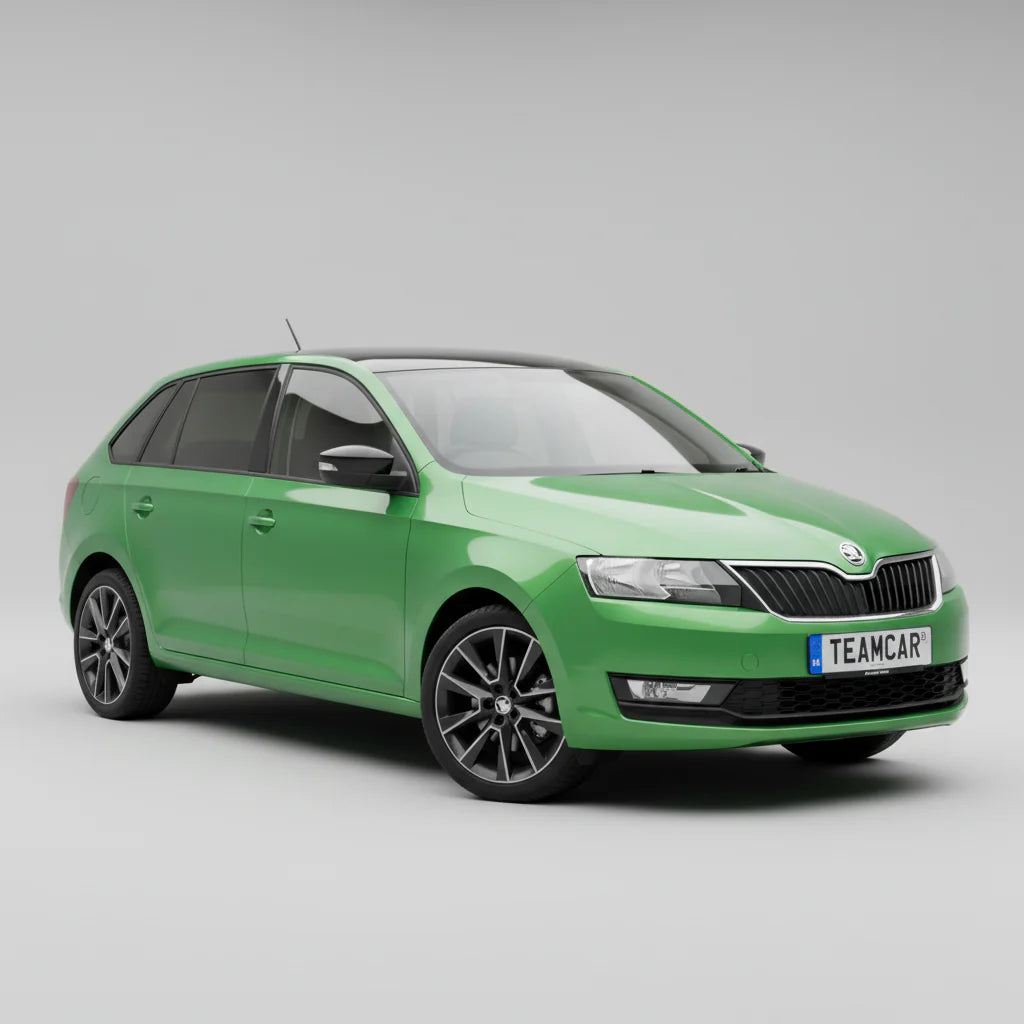 Protecții tip tăviță Skoda Rapid I Spaceback 2013-2017 | Black Edition – TeamCar®