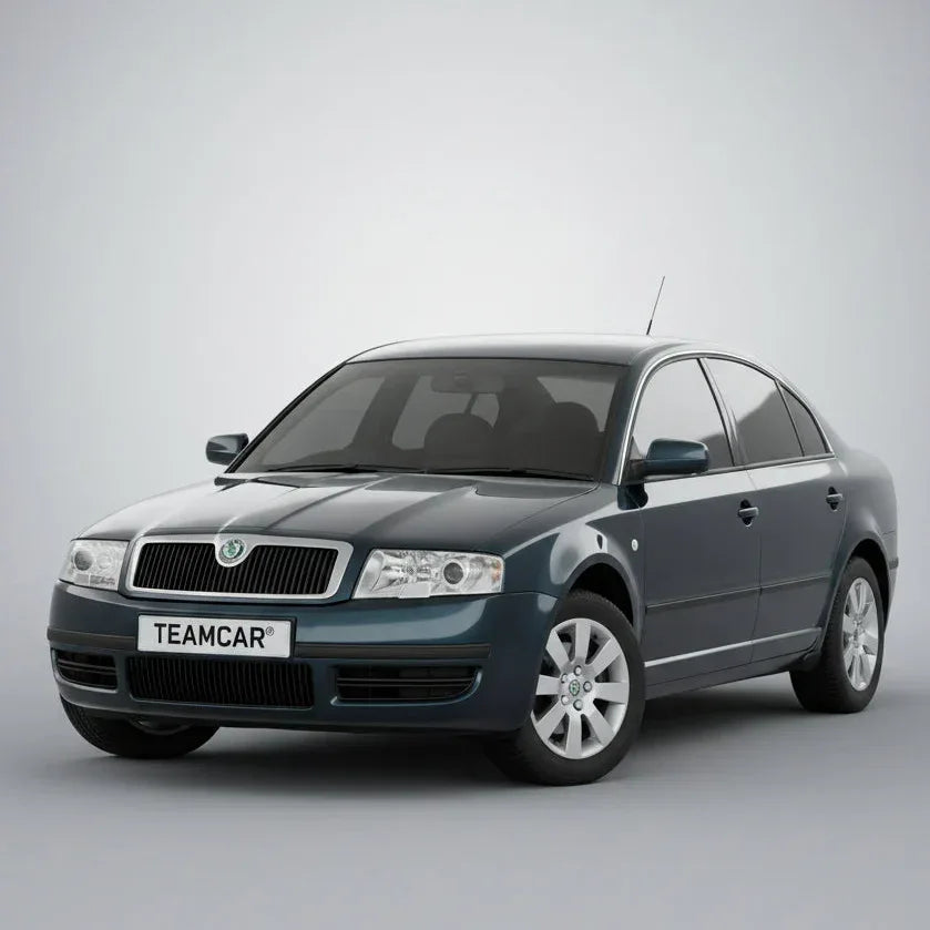 Covorașe Skoda Superb I 2001-2008 | Blue Edition – TeamCar®