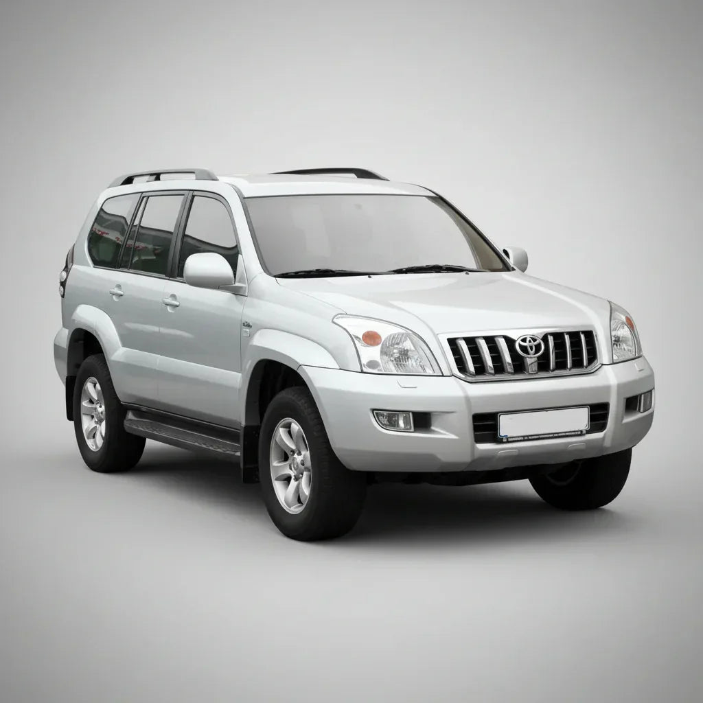 Covorase Auto Tavita Cauciuc Compatibile Toyota Land Cruiser J120 (2002-2009) Silver