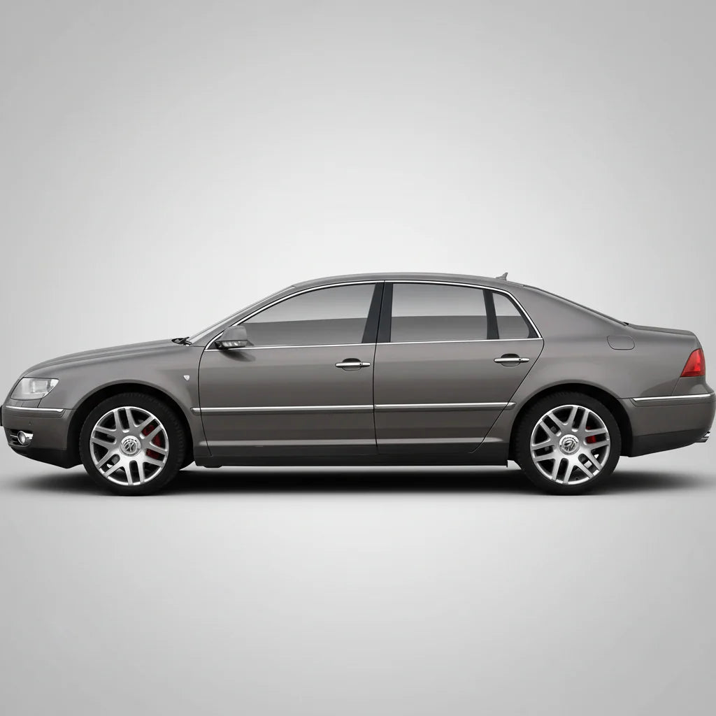 Covorașe Auto Tip Tăviță Compatibile Volkswagen Phaeton 2002–2007 - Red