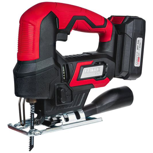 Raider R20 Fierastrau pendular prindere rapida 80mm 2Ah RDP-KJS20