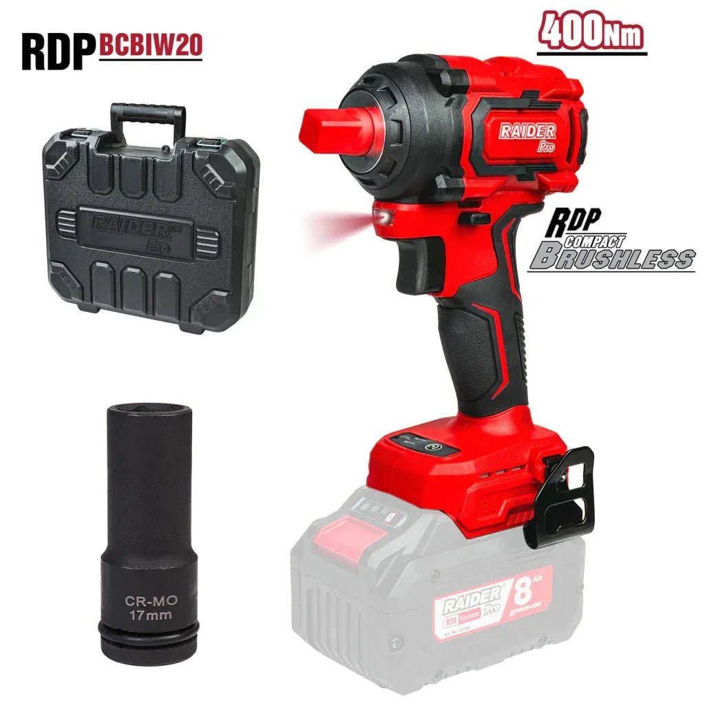 Raider R20 Masina insurubat cu impact 20V 1/2" 400Nm SOLO RDP-BCBIW20 - 221.ro
