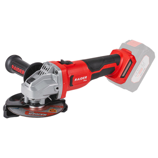 Raider R20 Polizor unghiular cu motor fara perii  Ø125mm 20V SOLO RDP-PBAG20