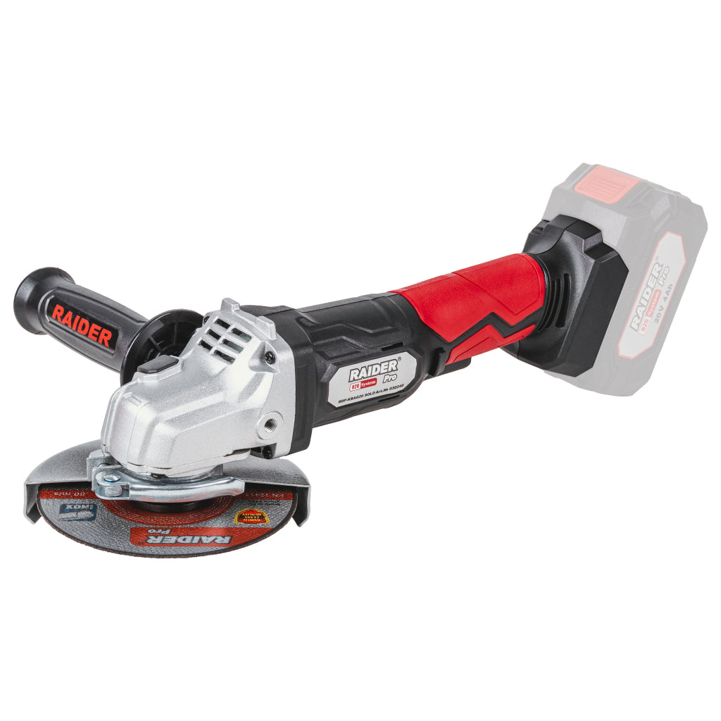 Raider R20 Polizor unghiular Ø125mm 20V SOLO RDP-KBAG20