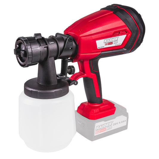 Raider R20 Pistol de vopsit 20V cu 3 duze Ø1.5-2.5mm 1L SOLO RDP-CSGC20