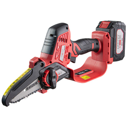 Raider R20 Fierastrau de gradina cu lant si lama 20V 100mm 4Ah RDP-GLGP20