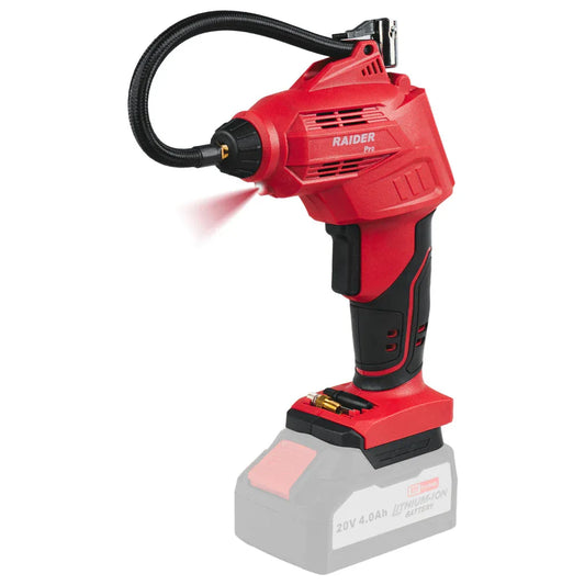 Raider R20 Mini compresor de aer 20V 7bar Display LED SOLO RDP-YAC20