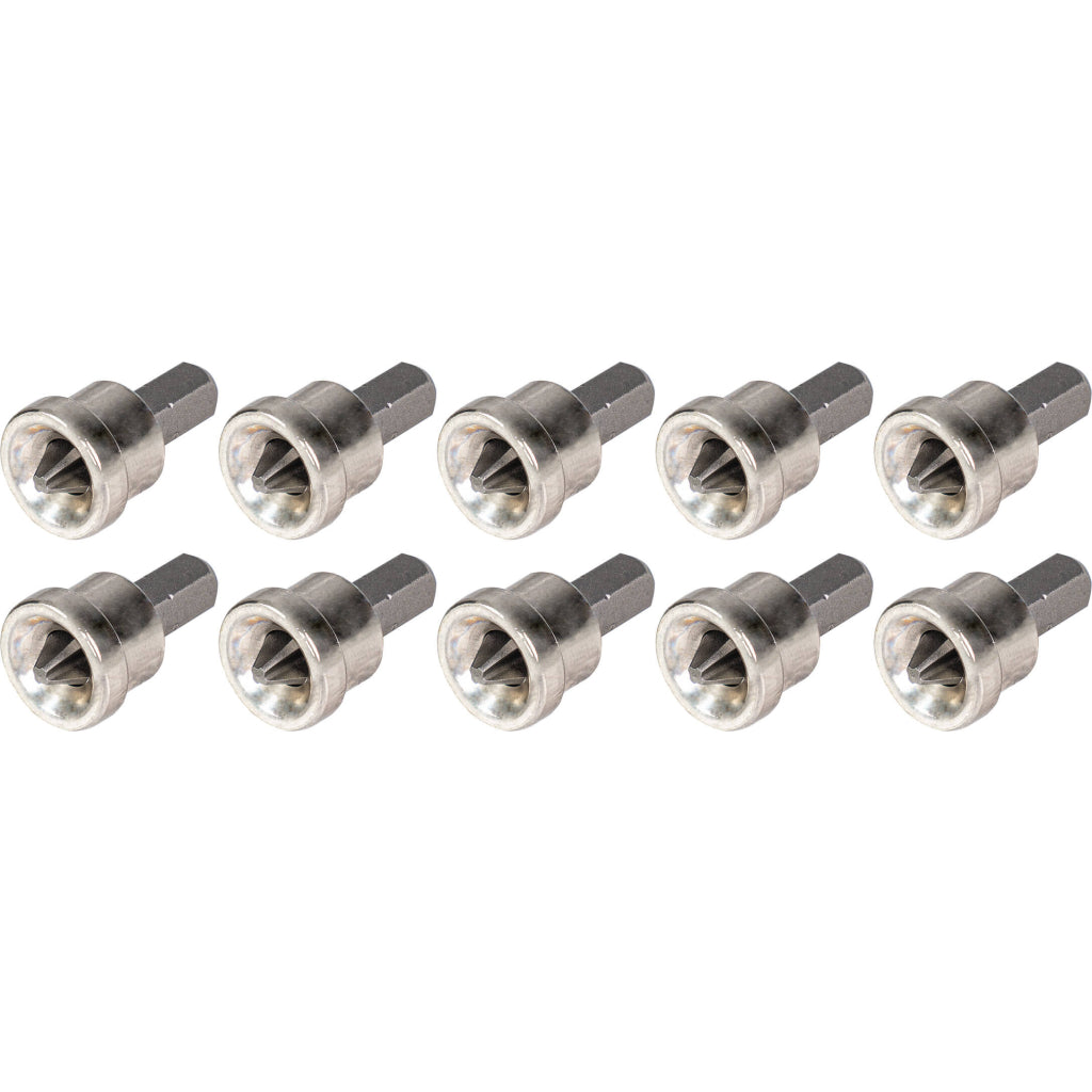 Topmaster Pro set 10 biti cruce PH2 pentru gips carton