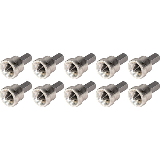 Topmaster Pro set 10 biti cruce PH2 pentru gips carton