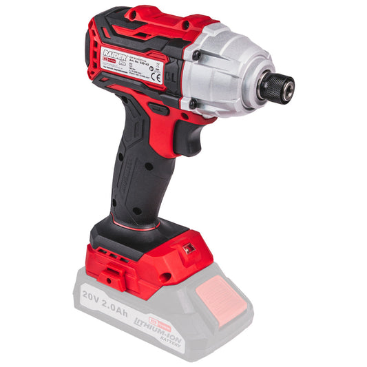 Raider R20 Masina insurubat cu impact 20V HEX1/4" 180Nm SOLO RDP-BCHID20