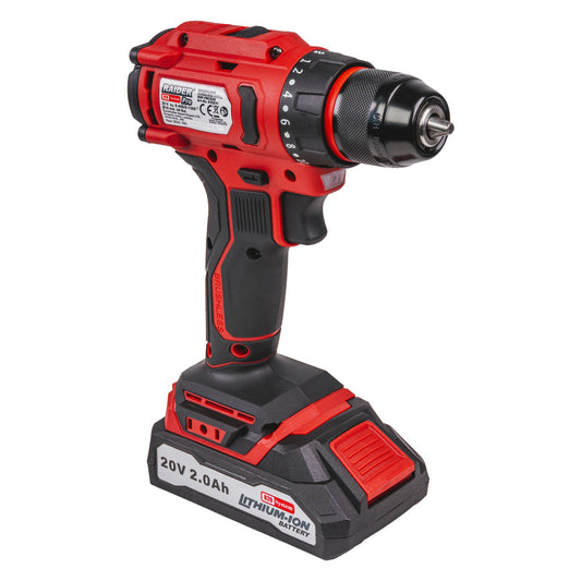 Raider R20 Masina de gaurit si insurubat 20V 2Ah 44Nm RDP-PBCD20