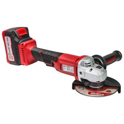 Raider R20 Polizor unghiular Ø125mm 20V 4Ah RDP-YAG20