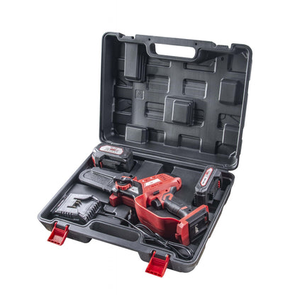 Raider R20 Fierastrau de gradina cu lant si lama 20V 100mm 2 si 4Ah RDP-SBGP20