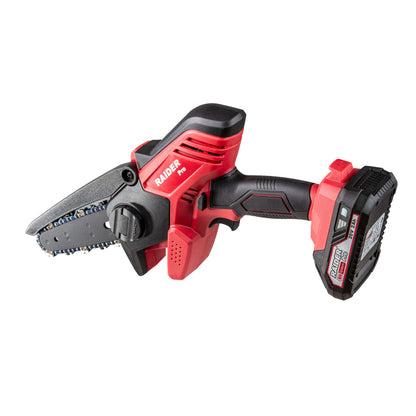 Raider R20 Fierastrau de gradina cu lant si lama 20V 120mm 2Ah RDP-GP20