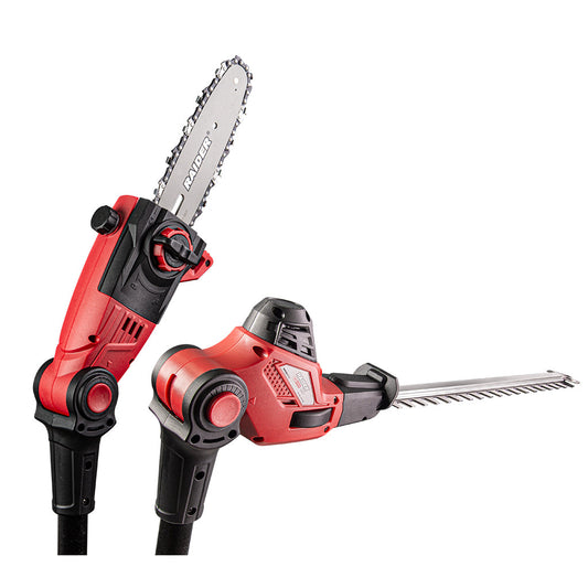Raider R20 Fierastrau telescopic cu lant si capat gard viu 2 in 1 20V 200mm 2Ah RDP-PSHT20