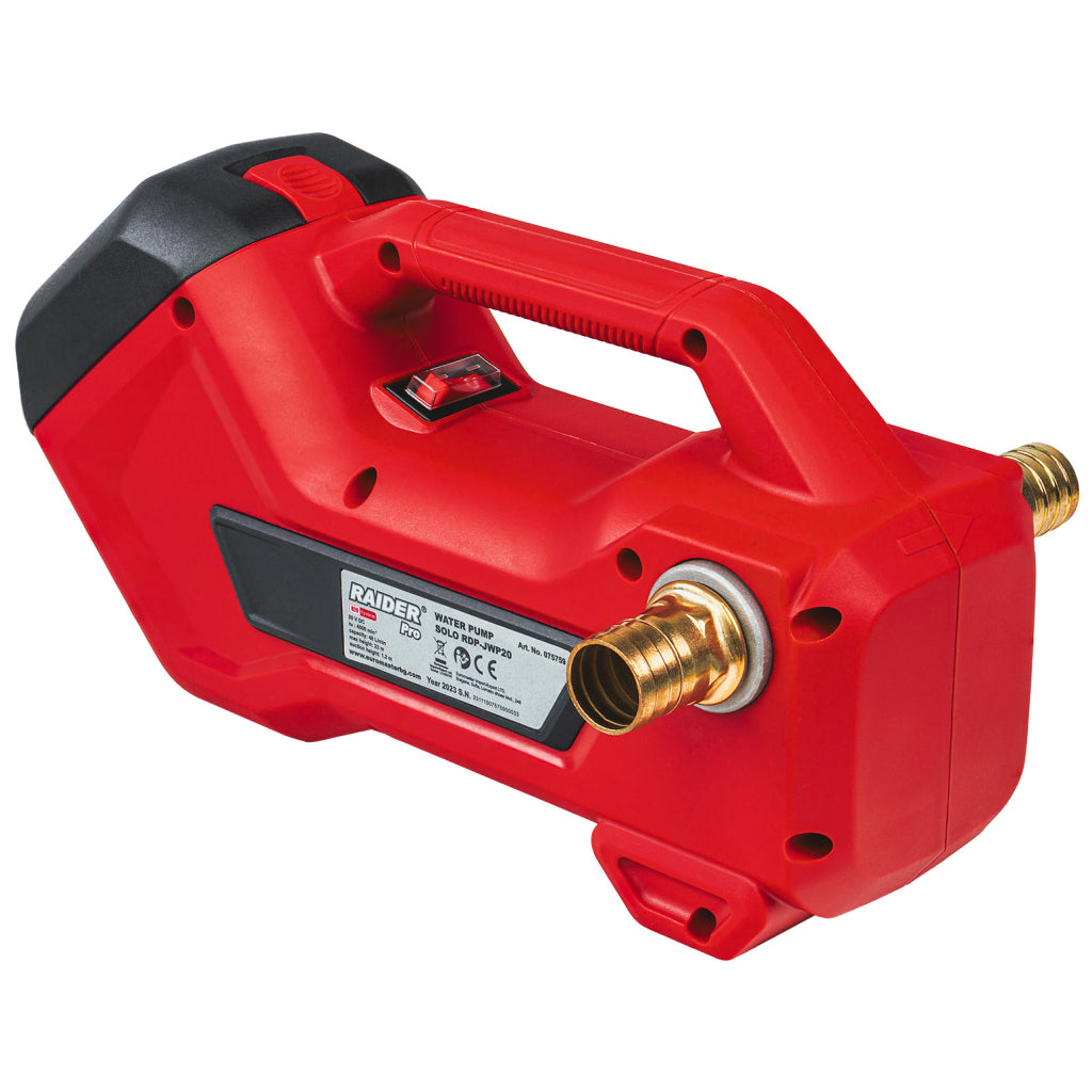 Raider R20 Pompa de transfer apa-motorina-ulei 20V 48L/min 22m SOLO RDP-JWP20
