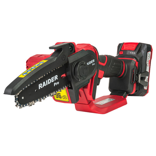 Raider R20 Fierastrau de gradina cu lant si lama 20V 120mm 2Ah RDP-YGP20