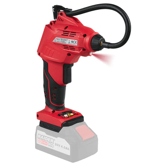 Raider R20 Mini compresor de aer 20V 7bar Display LED SOLO RDP-YAC20