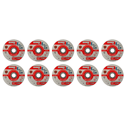 Raider Set 10 discuri pentru taiat otel-inox 115х1mm A60T RDP