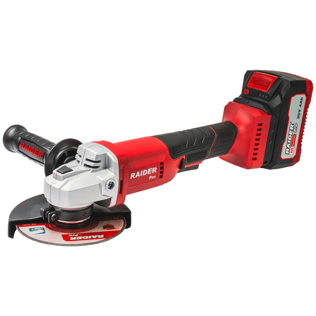 Raider R20 Polizor unghiular Ø125mm 20V 4Ah RDP-YAG20