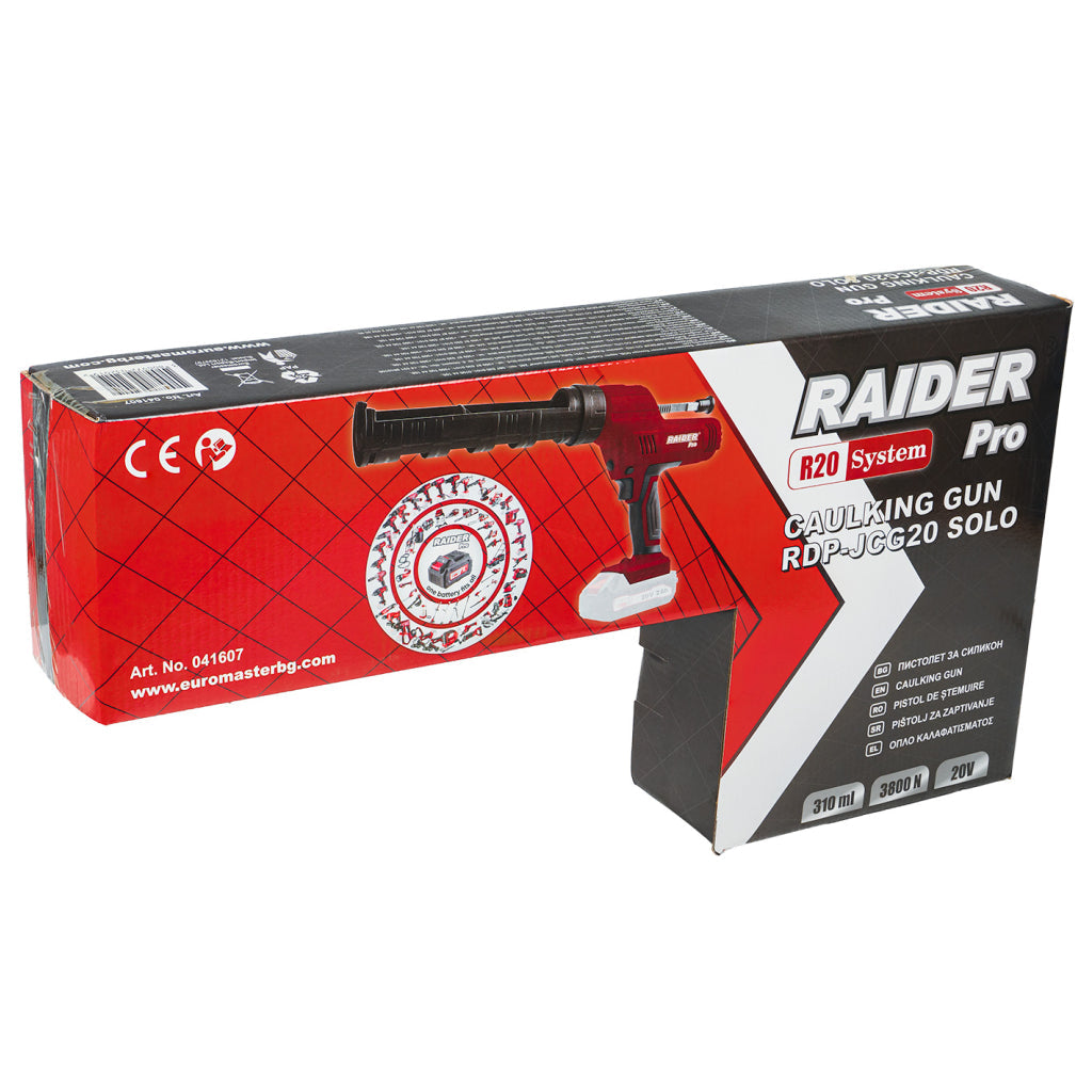 Raider R20 Pistol silicon 20V 310ml 3800N viteza variabila SOLO RDP-JCG20