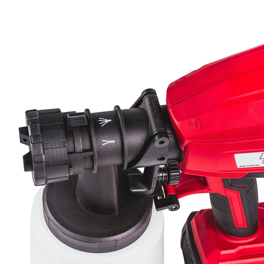 Raider R20 Pistol de vopsit 20V cu 3 duze Ø1.5-2.5mm 1L SOLO RDP-CSGC20