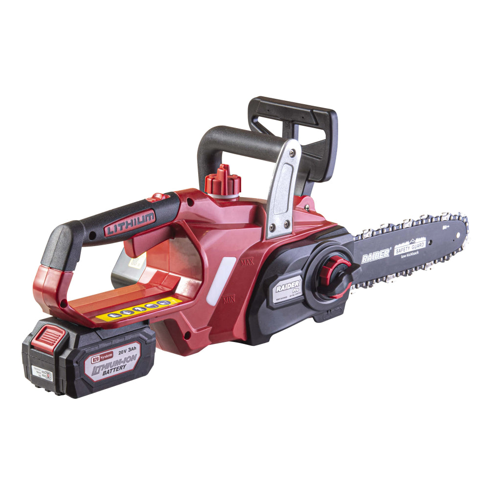 Raider R20 Fierastrau electric cu lant si lama 20V 250mm 3Ah RDP-SCS20