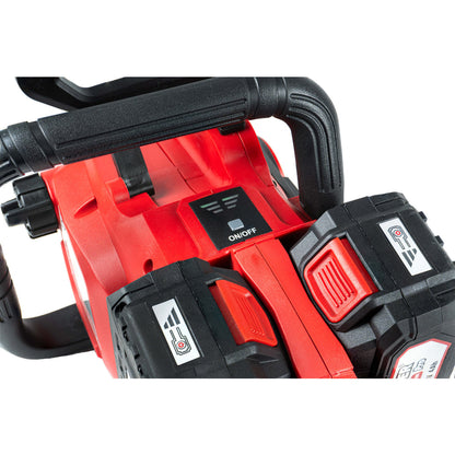 Raider R20 Fierastrau electric cu lant si lama 40V 400mm 2 x4Ah RDP-SBCS20