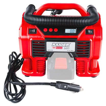 Raider R20 Compresor aer 20V & 12V 11 bari Display LED SOLO RDP-JAC20
