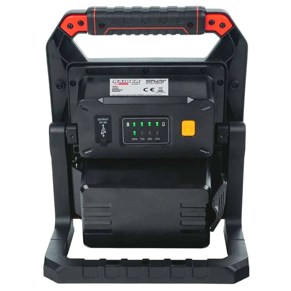 Raider R20 Lampa de lucru 20W 45W 5000lm dimabila USB AL SOLO RDP-ZWL20