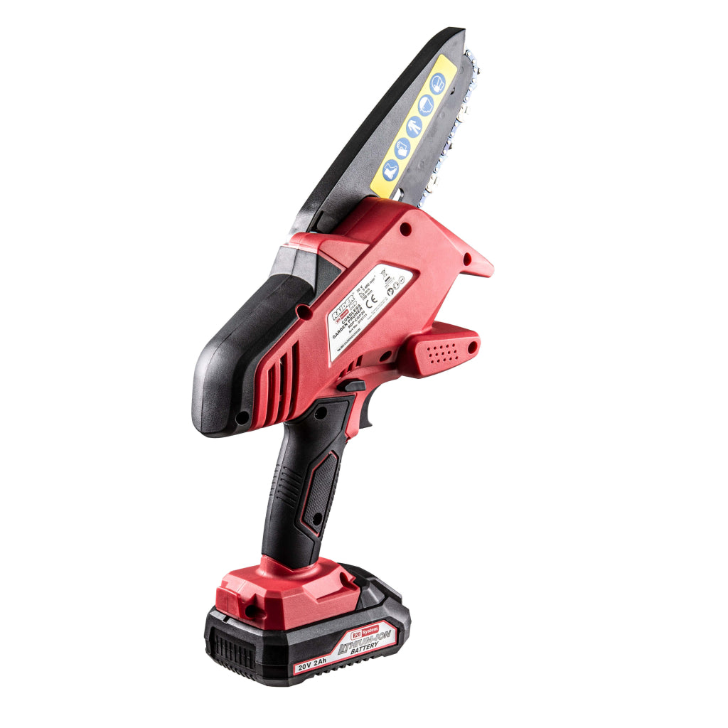 Raider R20 Fierastrau de gradina cu lant si lama 20V 120mm 2Ah RDP-GP20
