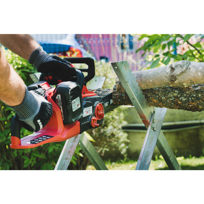 Raider R20 Fierastrau electric cu lant si lama 40V 400mm 2 x4Ah RDP-SBCS20