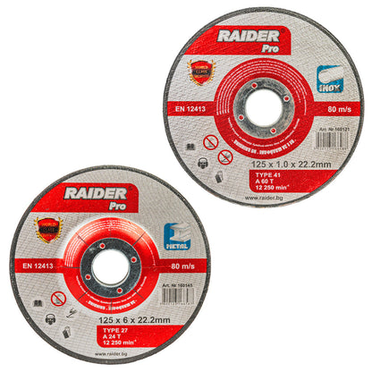 Raider R20 Polizor unghiular Ø125mm 20V 4Ah RDP-YAG20