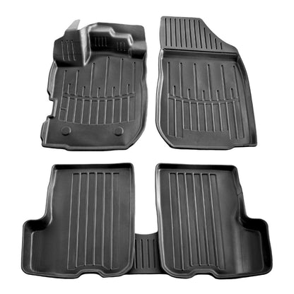 Set covorase auto cauciuc tip tavita pentru dacia logan ii mcv (2012-2020)