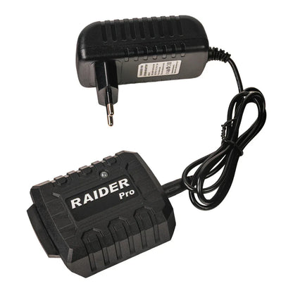 Raider R20 trusa bormasina polizor unghiular cheie impact si casti bluetooth cadou 20V 2x2.0Ah RDP