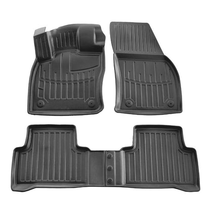 Set covorase auto cauciuc tip tavita pentru vw touran ii (2015-)