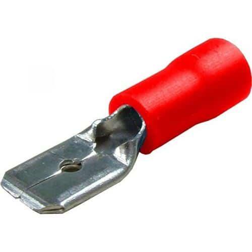 Papuci auto, 1.5 mm, TATA, roșu. 100bucati / 01-465
