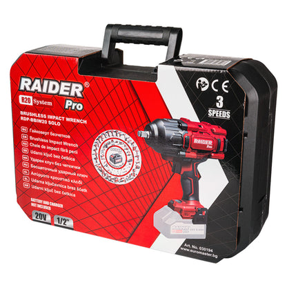 Raider R20 Masina insurubat cu impact 20V 1/2" 2000Nm SOLO RDP-BBIW20