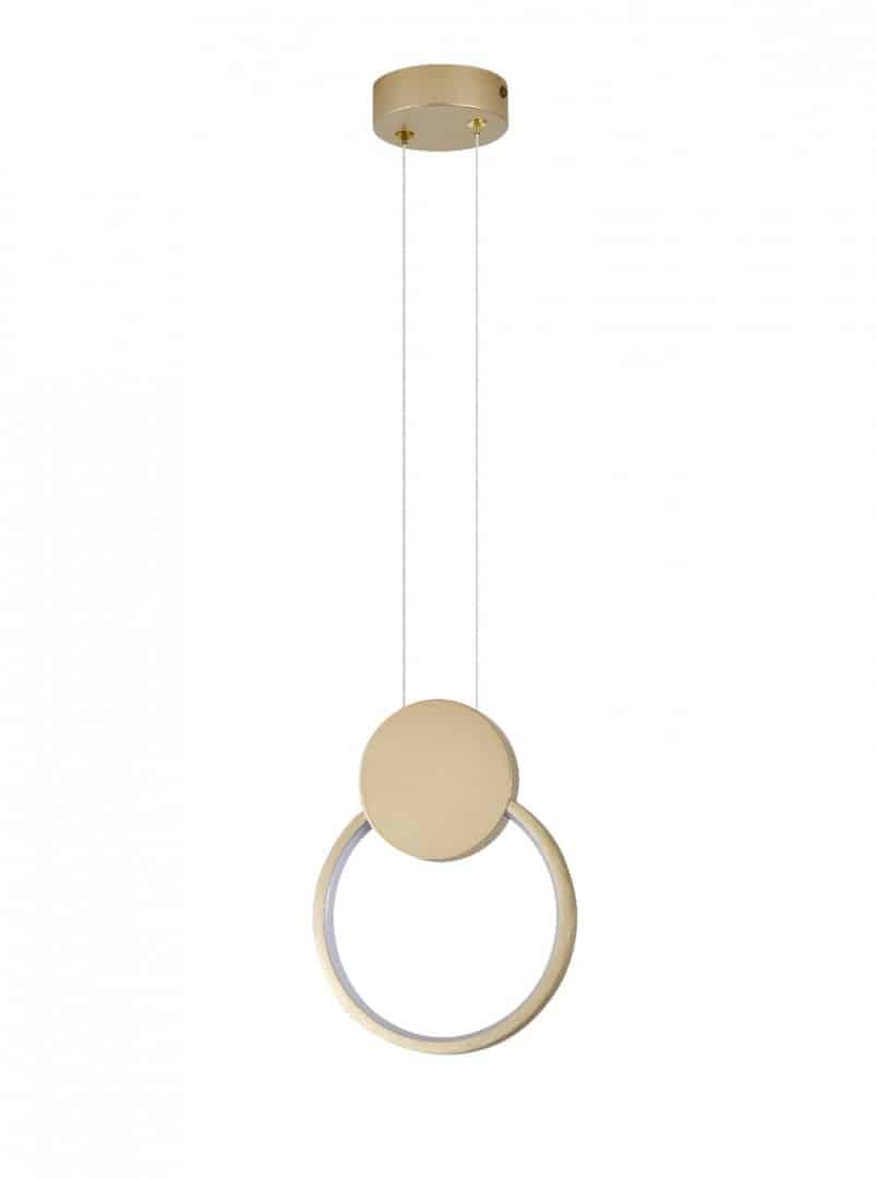 Lustra led, 11W, 4000K, gold rose, HOROZ / 019-073-0011