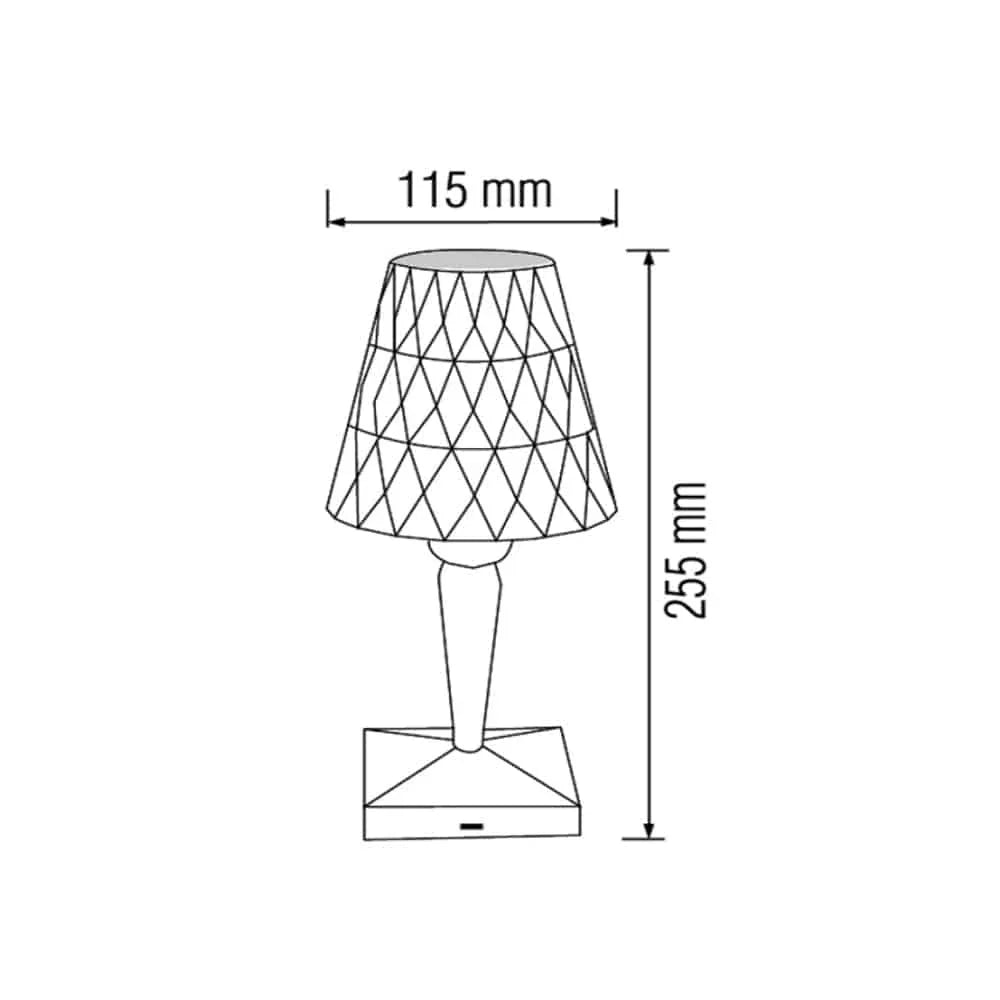 Lampa de birou, aprindere touch, 1W, incarcare USB, INTER 3CCT, HOROZ / 050-004-0001 - 221.ro