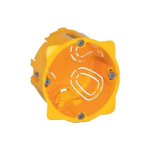 Doza simpla pentru rigips IP3X, galben Z-TOOLS / 08-21048-001