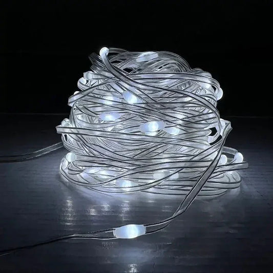 Instalație LED Fairy, 5 V DC, lumină rece 7000K, lungime 10 m, rezistentă la apă, IP65 HOROZ / 080-002-0010 - 221.ro