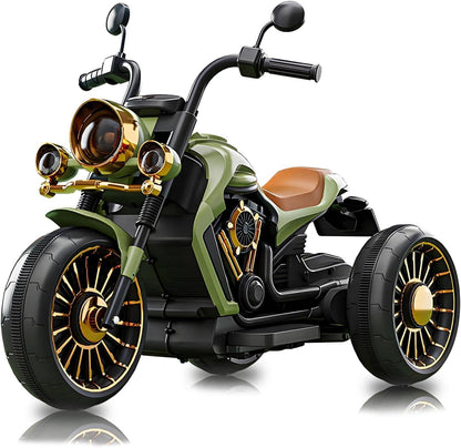 Motocicleta electrica Timebox, Functie mers inainte/inapoi, Faruri, Verde
