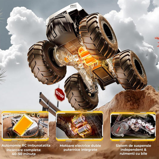 Cybertruck RC Car Timebox, 4WD Off-Road 1:16, Gri