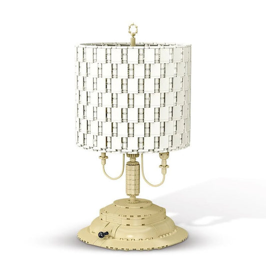Set De Constructie Lampa Retro Cilindrica DIY Timebox, 1433 Piese ABS