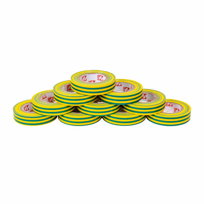 Set 10 role de banda de izolat in doua culori, 16mm x 20m / 10390_1