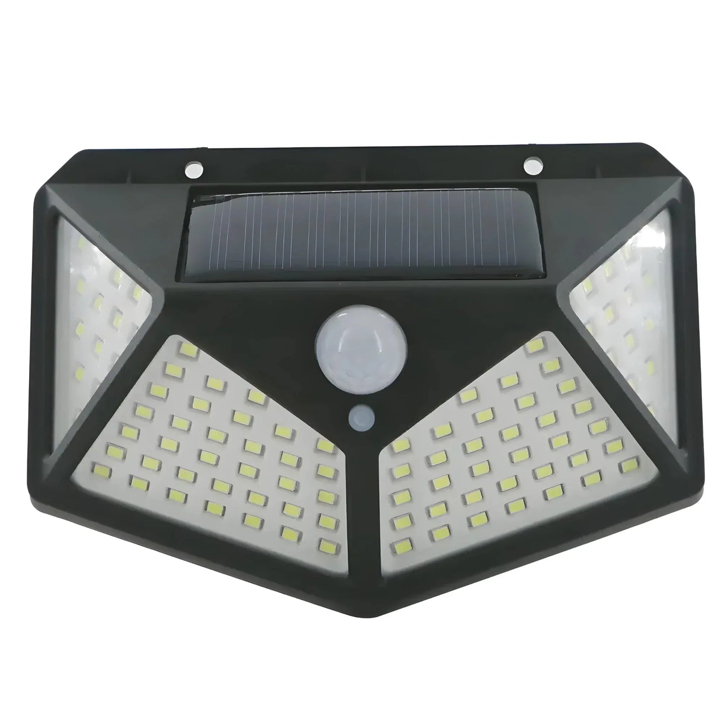 Lampa Solară Smart de Perete cu 100 LED-uri: Iluminează-ți Spatiul Exterior cu Tehnologia Smart cu Senzor de Mișcare!