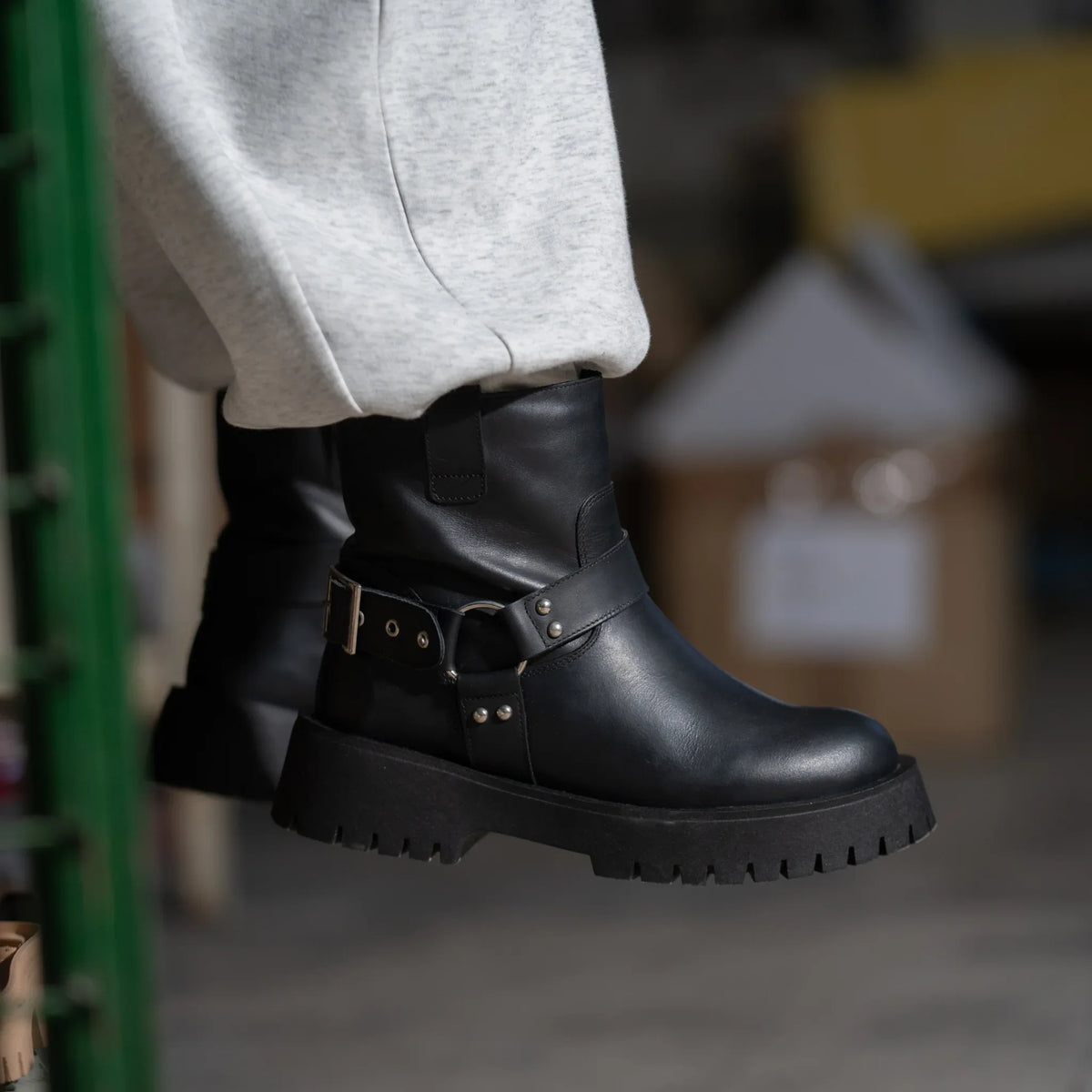 Biker Boots Noir