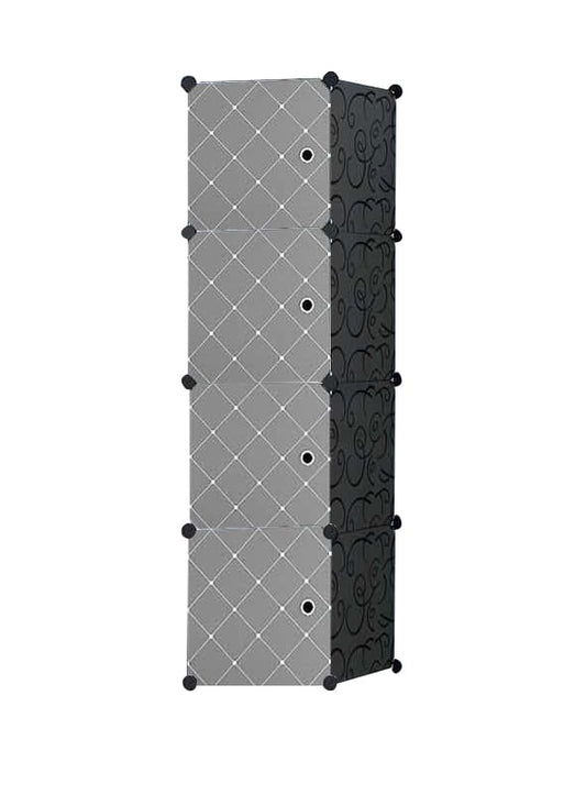 Dulap tip Soldat, Diamond Style, Negru, D2703N